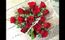 Coeur St Valentin Roses rouge