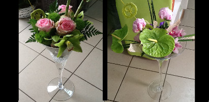 Coupe de fleurs fraîcheur