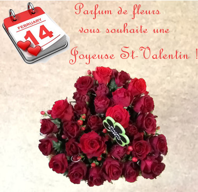 Amour passion, criez votre amour avec des roses rouges