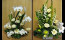 Pureté des sentiments avec les arrangements de Roses, Orchidées, Lys de couleur blanc