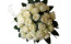 Du blanc immaculé pour un bouquet de roses intemporelles